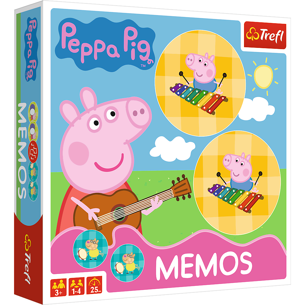 Peppa Pig TREFL  Žaidimas Memo "Kiaulytė Pepa“