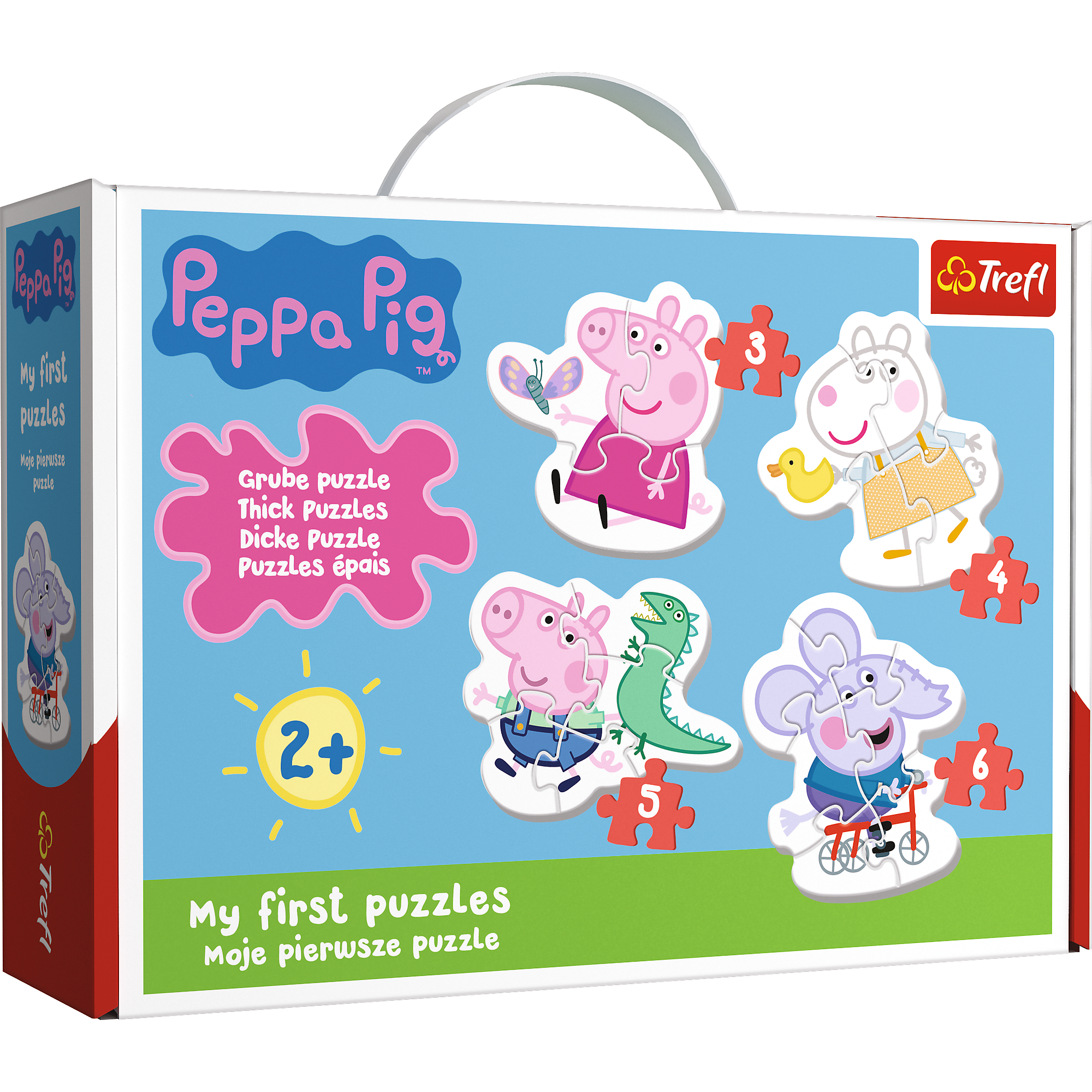 Peppa Pig TREFL Klasikinė mažylių dėlionė „Kiaulytė Pepa"