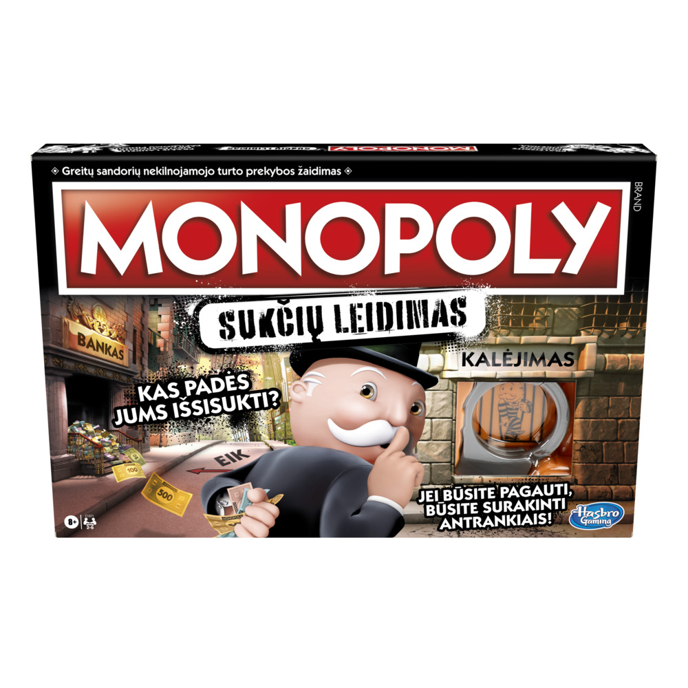MONOPOLY  Žaidimas „Monopolis: sukčių leidimas“ (Lietuvių kalba)