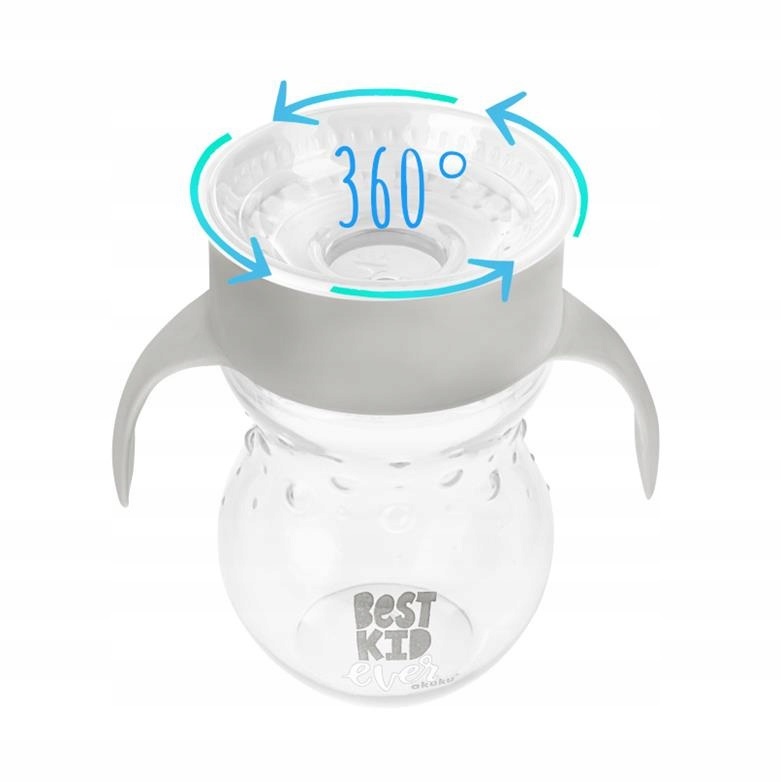 Akuku neišsiliejantis puodelis - gertuvė nuo 12 mėn. 360°, A0010