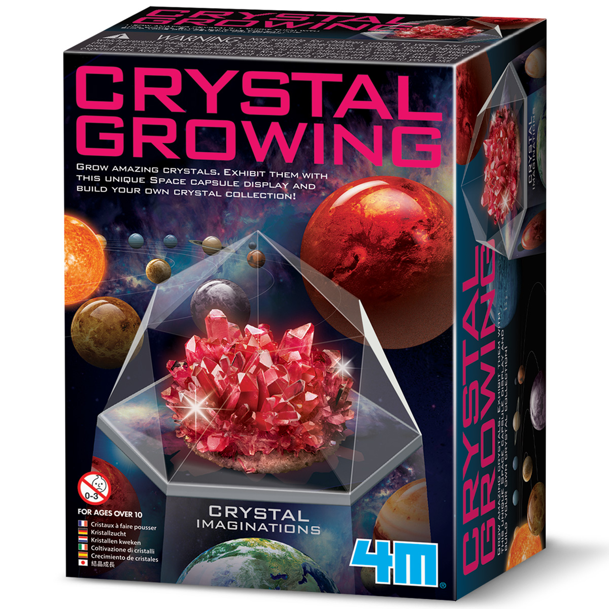 4M  Kristalų auginimas: raudoni kristalai