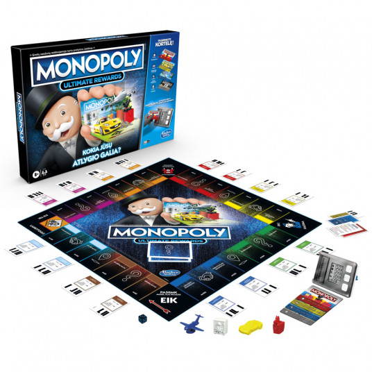 HASBRO  Žaidimas „Monopolis: super elektroninė bankininkystė“, LT