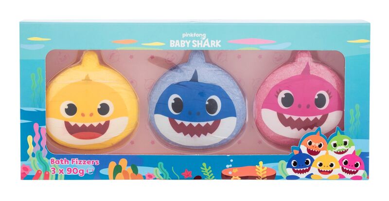 Pinkfong  Baby Shark putojančių vonios bombų rinkinys, 3 vnt. 