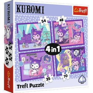 TREFL  HELLO KITTY 4 dėlionių rinkinys &bdquo;Kuromi&ldquo;