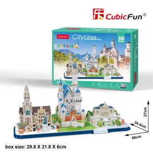 CUBIC FUN CUBICFUN 3D dėlionė &bdquo;Bavarija&ldquo;