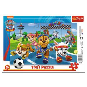 TREFL  PAW PATROL dėlionė &bdquo;&Scaron;uniukai-patruliai&ldquo;, 15 det.
