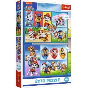 TREFL  PAW PATROL Dėlionių rinkinys, 2 x 70 det.