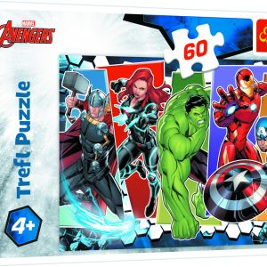 AVENGERS TREFL  dėlionė &bdquo;Ker&scaron;ytojai&ldquo;, 60 det.