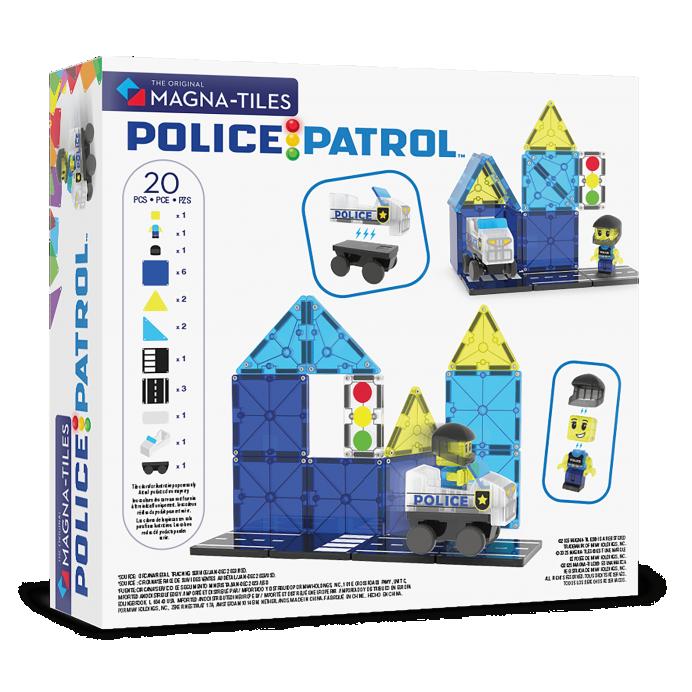 MAGNA-TILES Magnetinis konstruktorius &bdquo;Policijos patrulis&ldquo;, 20 det. &ndash; nuotrauka 2