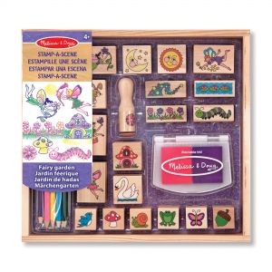 MELISSA & DOUG  playset Stamp-a-Scene-Fairy Garden