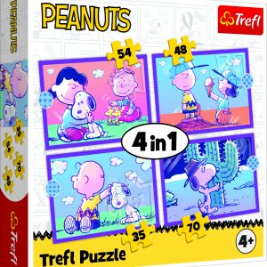 TREFL  4 dėlionių rinkinys &bdquo;Snoopy&ldquo;