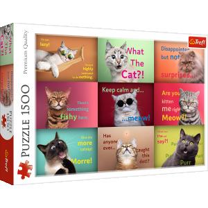 TREFL PUZZLES TREFL dėlionė &bdquo;Katės&ldquo;, 1500 det.