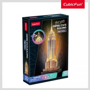 CUBIC FUN CUBICFUN 3D dėlionė &bdquo;Empire State pastatas&ldquo; (LED)