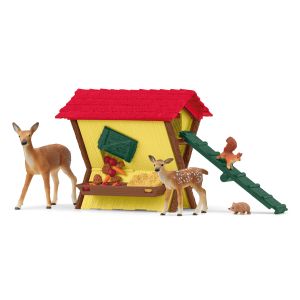 SCHLEICH  FARM WORLD Mi&scaron;ko gyvūnų maitinimas