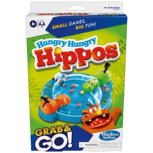 HASBRO GAMING &bdquo;Grab&Go&ldquo; kelioninis žaidimas &bdquo;Alkani begemotai&ldquo;