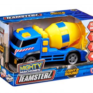 TEAMSTERZ  MIGHTY MACHINES Betono mai&scaron;yklė su &scaron;viesomis ir garsais, 12,5 cm