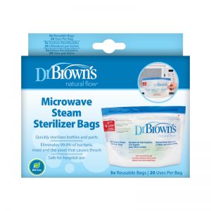 DR. BROWN'S  sterilizavimo mai&scaron;eliai mikrobangų krosnelei, 5 vnt.