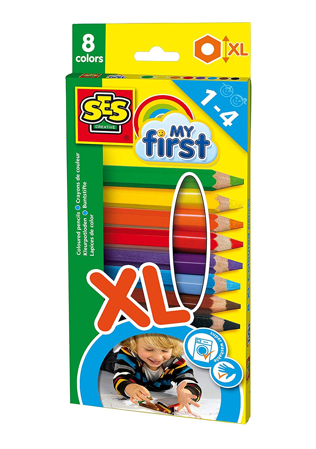 SES  XL dydžio pieštukai