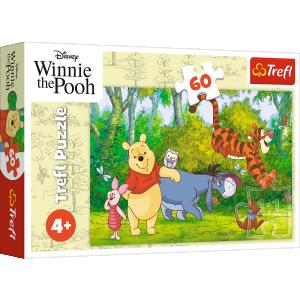 TREFL  DISNEY WINNIE THE POOH Dėlionė &bdquo;Mikė Pūkuotukas&ldquo; 60 det.