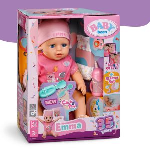 BABY BORN  &bdquo;Click and Play&ldquo; lėlė Emma, 43 cm