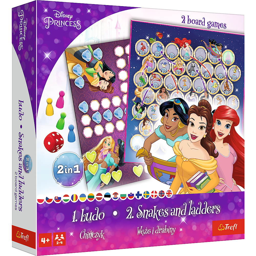 Disney Princess TREFL  Stalo žaidimas 2 in 1 „Princesės“
