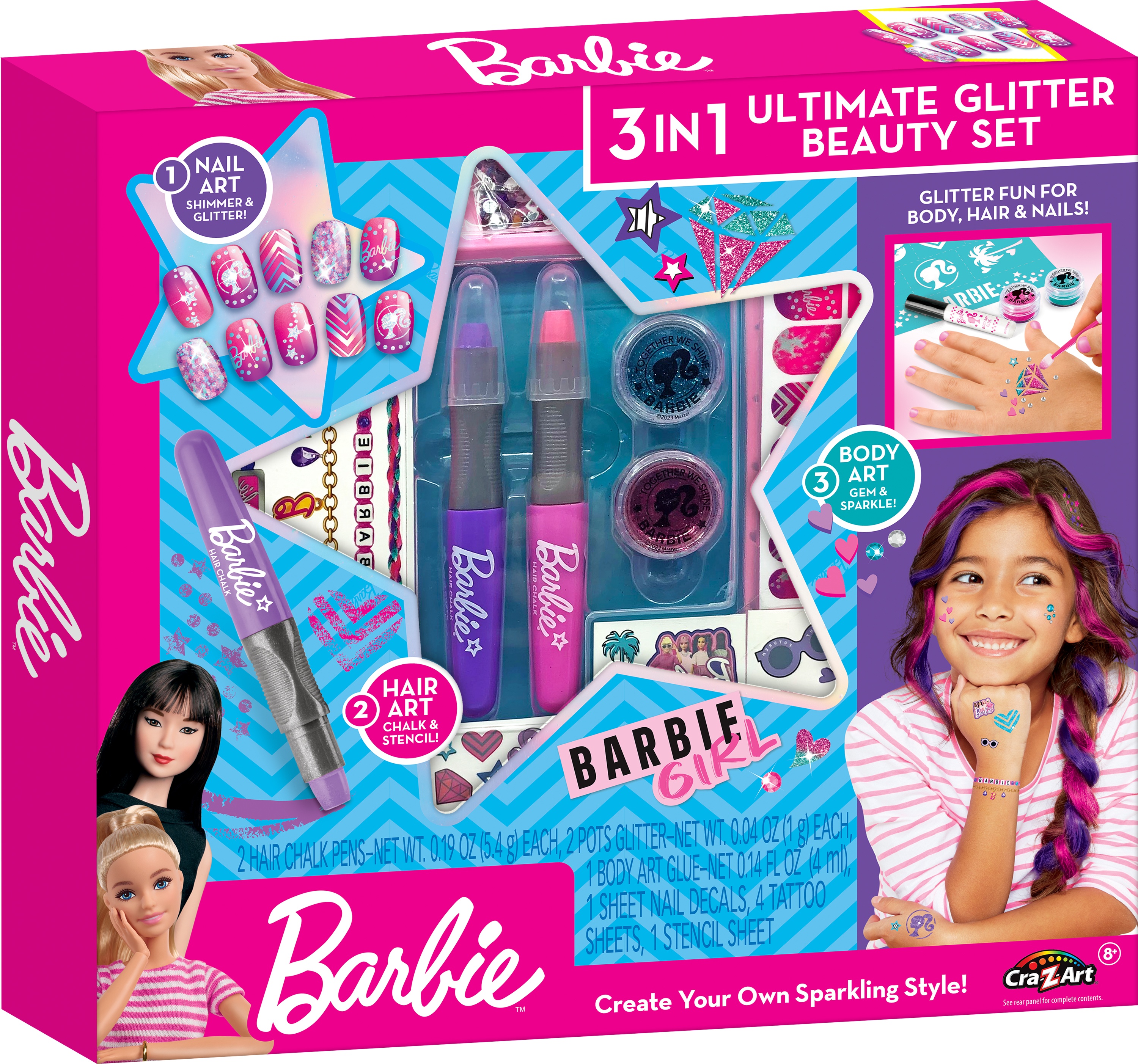 Barbie  Kosmetikos rinkinys „Ultimate Glitter"
