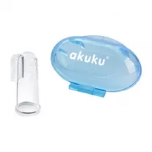 Akuku  silikoninis dantų &scaron;epetėlis su dėžute, A0263