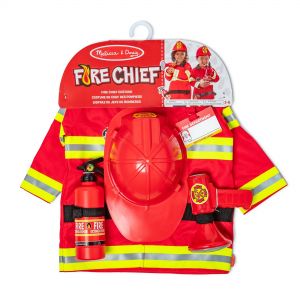 MELISSA & DOUG  role play Fire Chief Costume Set