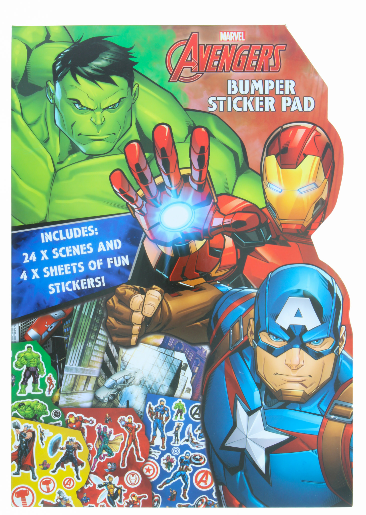 AVENGERS lipdukų rinkinys BUMPER STICKER PAD             