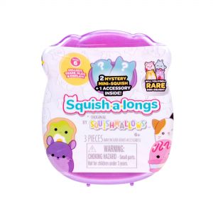 SQUISHMALLOWS  SQUISH-A-LONGS Herojai-siurprizai, 2 vnt., 2,5 cm