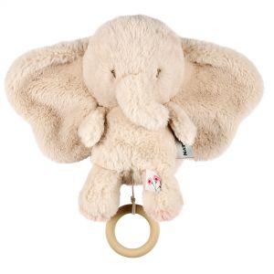 NATTOU  Fanfan musical plush toy elephant sand, 25cm