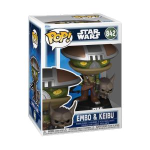 FUNKO  POP! Vinilinė figūrėlė: Star Wars: Mandalorian & Grogu - Buddy Embo & Keibu