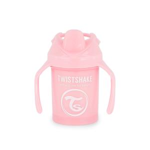 Twistshake nei&scaron;siliejanti gertuvė - puodelis nuo 4mėn. 230 ml, rožinė 78267