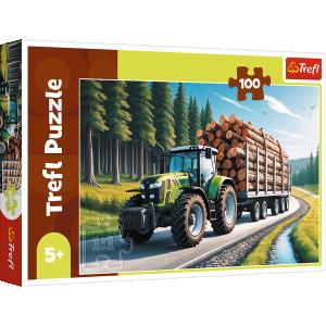 TREFL  Dėlionė &bdquo;Mi&scaron;ko traktorius&ldquo; 100 det.
