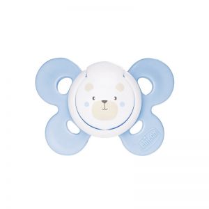 Chicco 0-6 mėn. ortodontinis žindukas su sterilizavimo dėklu, PHYSIO COMFORT, "Mum effect" silikono