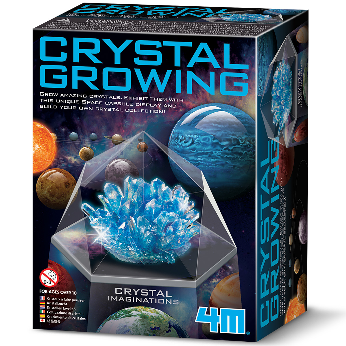 4M  Kristalų auginimas: mėlyni kristalai