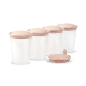 BabyOno  indeliai mamos pienui sultims maistui 4vnt 200 ml kreminis 1028/01