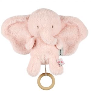 NATTOU  Fanfan musical plush toy elephant pink, 25cm
