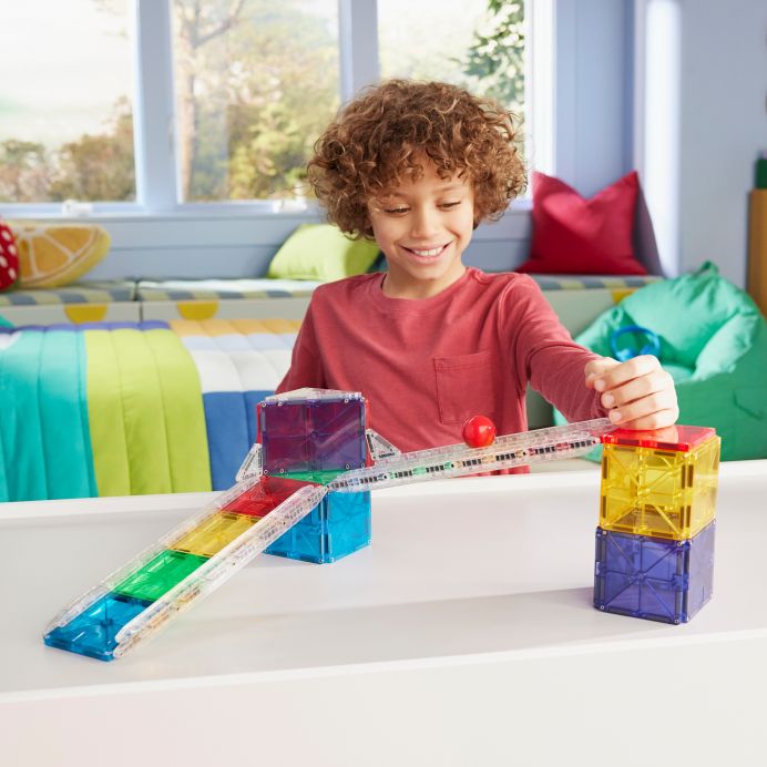 MAGNA-TILES Magnetinis konstruktorius &bdquo;Kamuoliuko trasa&ldquo;, 33 det. &ndash; nuotrauka 6