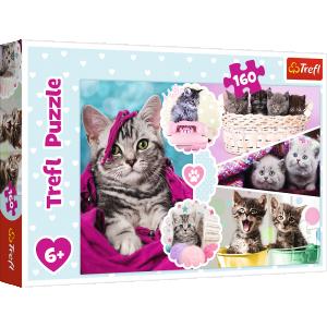 TREFL PUZZLES TREFL Dėlionė &bdquo;Kačiukai&ldquo; 160 det.