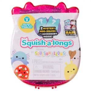 SQUISHMALLOWS  SQUISH-A-LONGS Herojai-siurprizai, 2 vnt., 2,5 cm