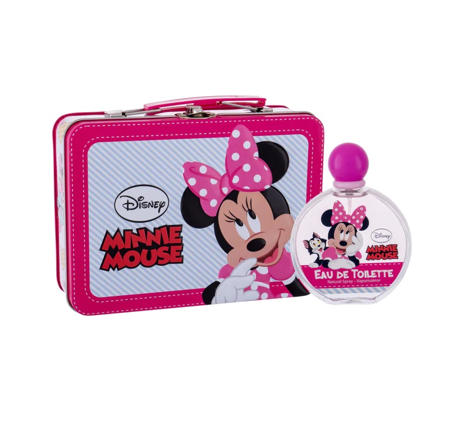 Disney Minnie Mouse rinkinys (kvepalai 100ml EDT + metalinė dėžutė)
