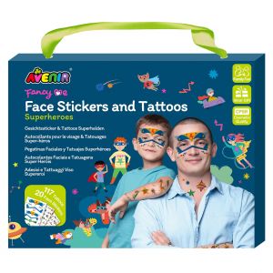 AVENIR  Veido lipdukai ir tatuiruotės &bdquo;Superherojai&ldquo;