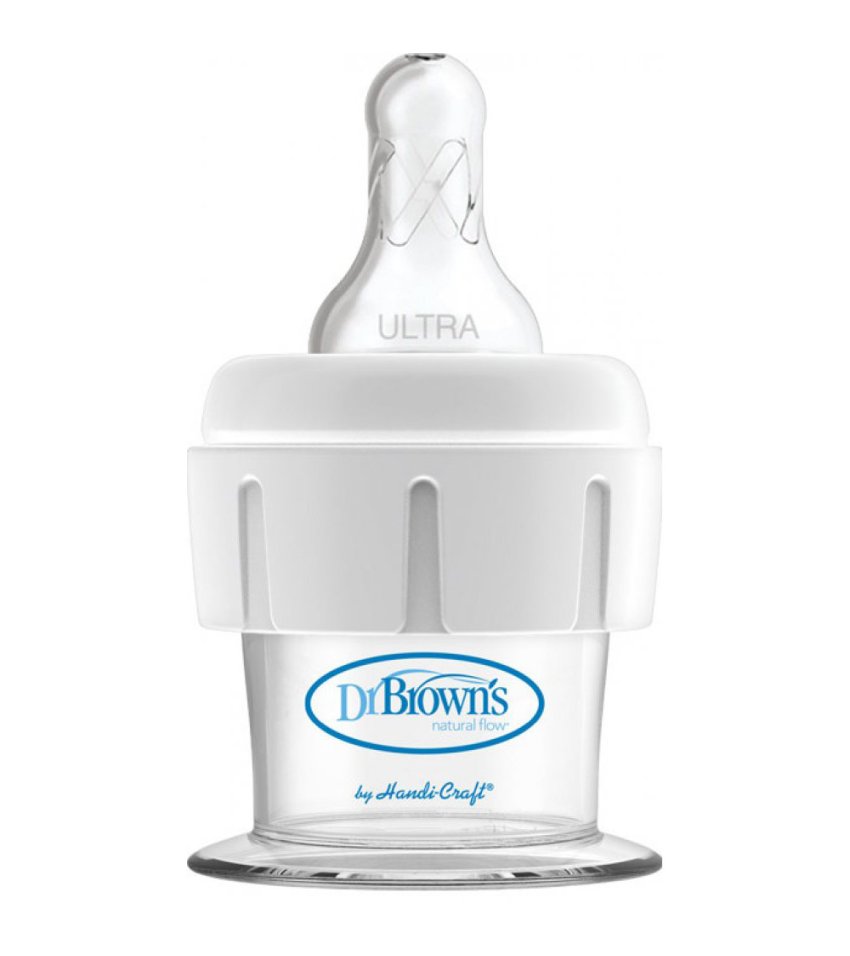 DR. BROWN'S buteliukas-maitintuvas su mažo pratekėjimo žinduku, 15ml