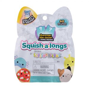 SQUISHMALLOWS  SQUISH-A-LONGS Herojai-siurprizai, 2 vnt., 2,5 cm