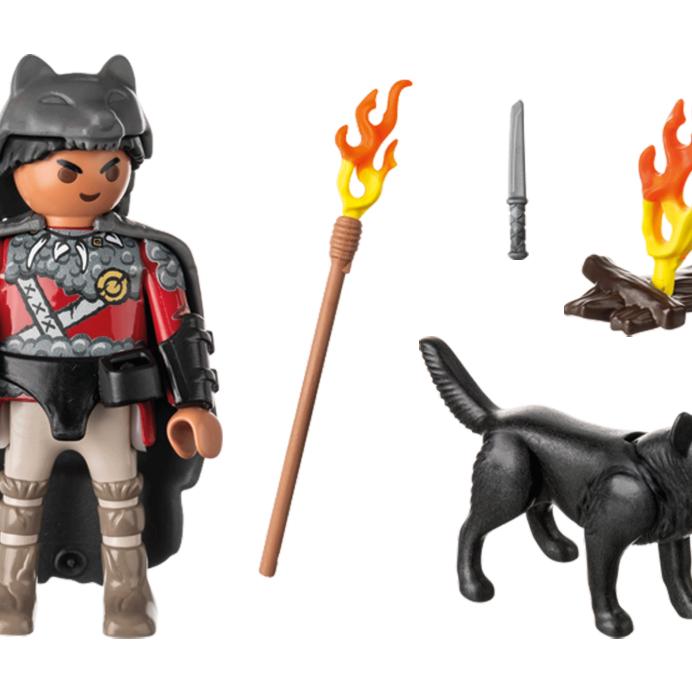 PLAYMOBIL SPECIAL PLUS Karys su vilku 71482 &ndash; nuotrauka 3
