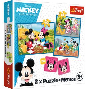 DISNEY TREFL  &bdquo;Peliukas Mikis" 30+ 48+ 24 memo kortelės dėlionė-žaidimas