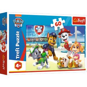 PAW PATROL TREFL  Dėlionė &bdquo;&Scaron;uniukai-patruliai&ldquo;, 60 det.