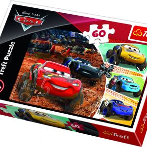 CARS TREFL  Dėlionė &bdquo;Ratai&ldquo; 60 det.