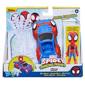 SPIDER-MAN SPIDEY AND HIS AMAZING FRIEND Figūrėlė su transporto priemone